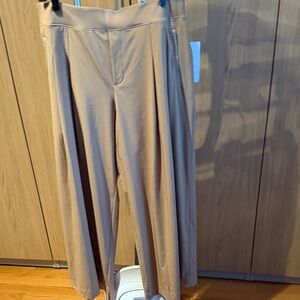 Athleta Beige Brooklyn Heights Wide-Leg Pants ( Petit Length)